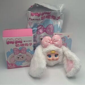 NEW✨ MM Milk Candy Confirmed Nommi Sweet Bunny Plush Mini Pendant Sugar Baby